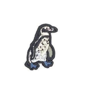 フンボルトペンギンの刺繍ワッペン
