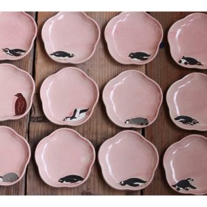 桜色豆皿